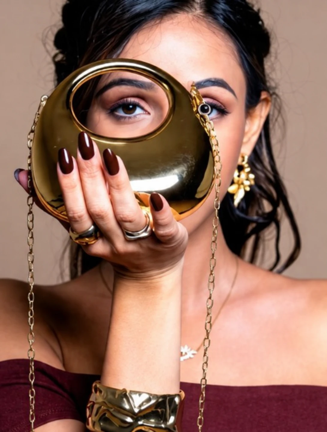 Fashion accessory advertising photograph